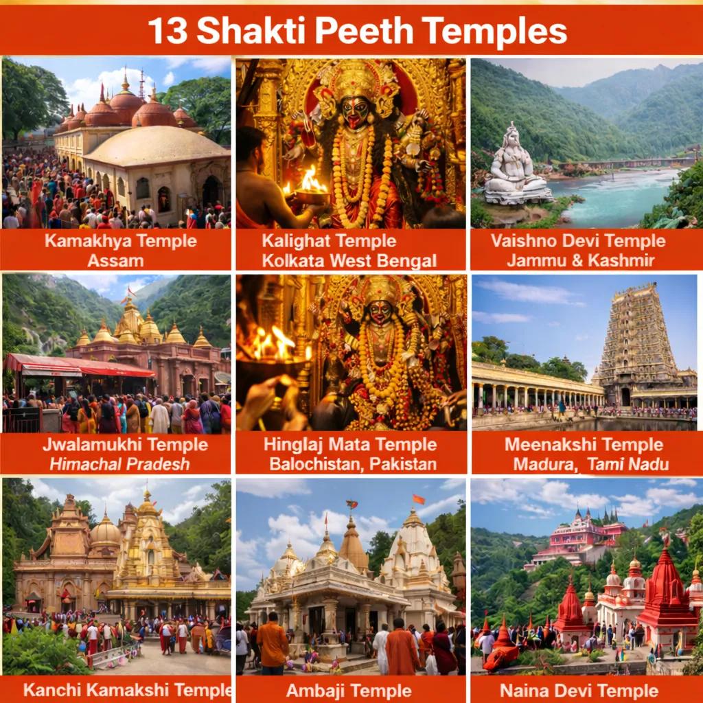 52 Shakti Peeth Temples in India: Complete Guide to Divine Power & Sacred Pilgrimage