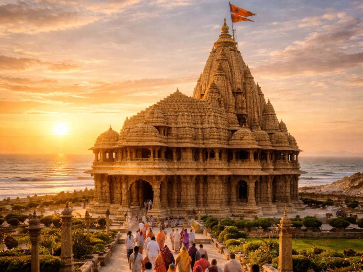 Somnath Temple Timings: 7 Important Darshan Slots, Aarti Schedule &amp; Visitor Guide (2026)